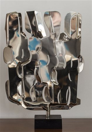 PIETRO CONSAGRA (1920-2005)Girevole, 1976Scultura in argento 800Cm 39x29...