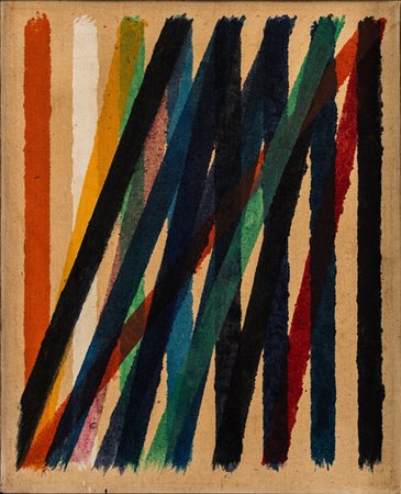 PIERO DORAZIO (1927-2005)Senza Titolo, 1963Olio su telaCm 42x34Firma e...