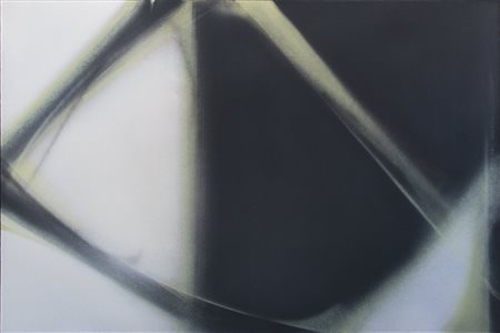 CLAUDIO OLIVIERI (1934)Controfuga, 1995Olio su telaCm 110x165Firma, titolo e...