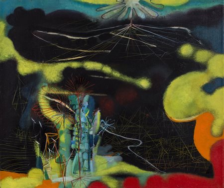 MARCO CINGOLANI (1961)"Studio per 'A perdita d'occhio'", 2010Olio...