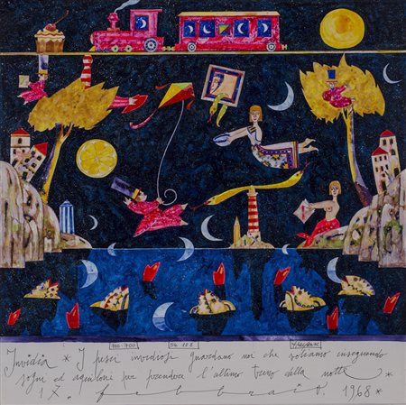 FRANCESCO MUSANTE (1950)Invidia. I pesci invidiosi guardano noi che voliamo...