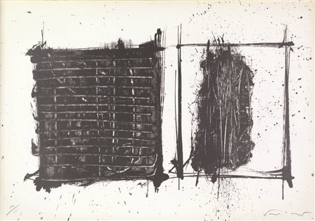 Emilio Scanavino, Senza titolo, litografia su carta, cm. 45x65, es. 100/125,...