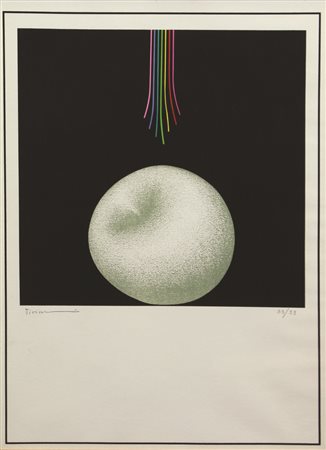 Vanni Viviani, Senza titolo, litografia su carta, cm. 70x50, es. 39/99,...