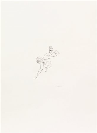 Francesco Messina, Senza titolo, incisione su carta, cm. 70x50 (lastra cm....