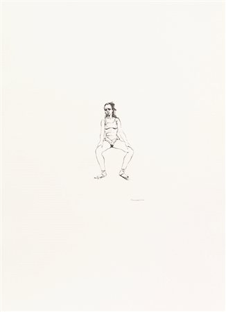 Francesco Messina, Senza titolo, incisione su carta, cm. 70x50 (lastra cm....