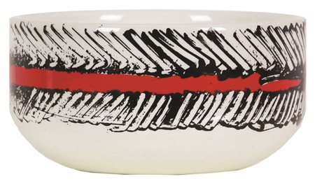 Emilio Scanavino, Senza titolo, ciotola in ceramica, diam. cm. 13, h. cm. 7,...