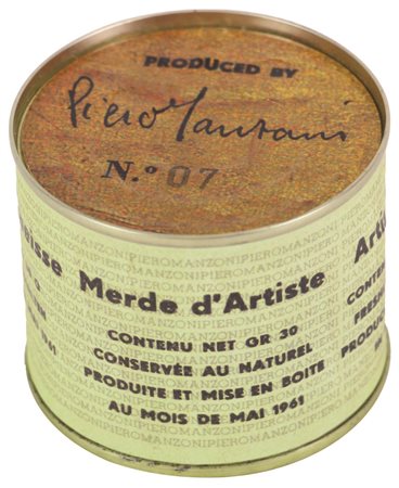 Piero Manzoni, D'apres. Merda d'artista, 2013, latta, cm. 7,50x6x7,50, es....