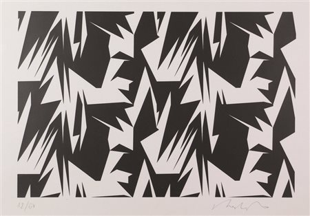 Sergio Lombardo, Senza titolo, litografia su carta, cm. 35x50, es. 12/50,...