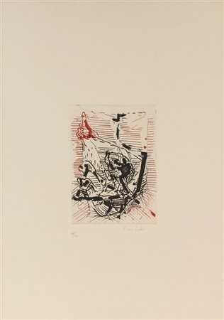 Piero Leddi, Senza titolo, (1970 circa), acquaforte e acquatinta su carta,...