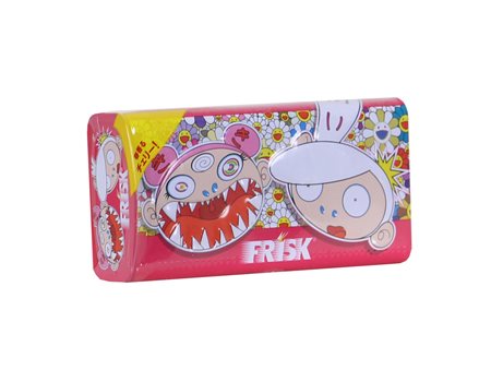 Takashi Murakami, Takashi Murakami x Frisk Candies, 2015, scatola di latta...