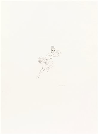 Francesco Messina, Senza titolo, incisione su carta, cm. 70x50 (lastra cm....