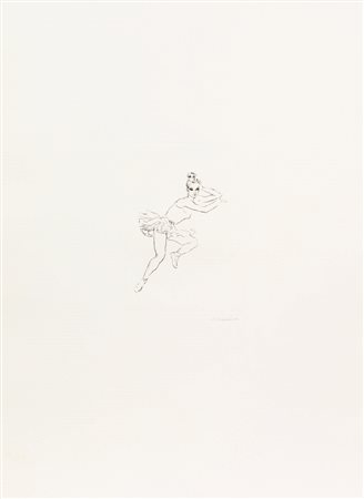 Francesco Messina, Senza titolo, incisione su carta, cm. 70x50 (lastra cm....