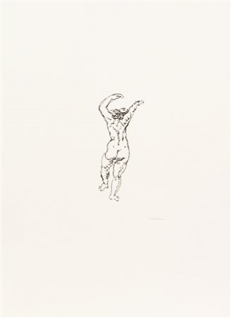 Francesco Messina, Senza titolo, incisione su carta, cm. 70x50 (lastra cm....