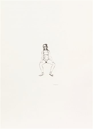 Francesco Messina, Senza titolo, incisione su carta, cm. 70x50 (lastra cm....