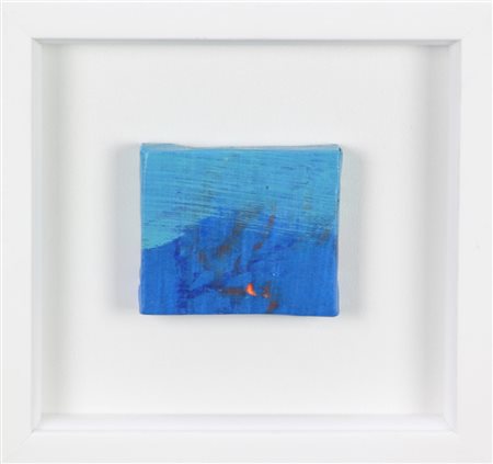 Enrico Bertelli, Senza titolo, 1998, olio su tela, cm. 6x7, firmato e datato...