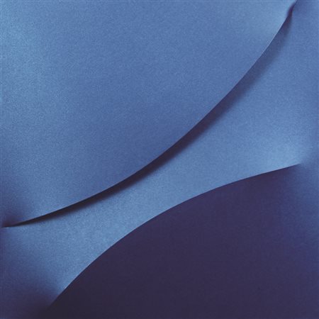 Giuseppe Amadio, LARO "Semplice Blu", 2014, tela estroflessa, cm. 70x70,...