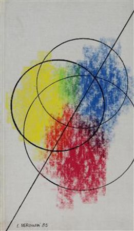 Luigi Veronesi, Senza titolo, 1985, tecnica mista su copertina di agenda...