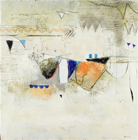 Diego Palasco, Composizione sulla Facciata, tecnica mista su tavola, cm....