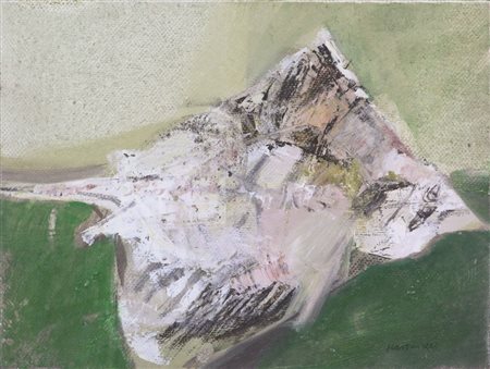 Giuseppe Martinelli, Razza, olio su tela, cm. 18x23, firmato in basso a...