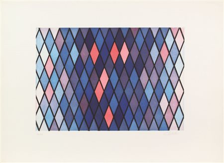 Alvaro Castelli, Spazio II, 1978, acquatinta su carta, cm. 50,5x70 (lastra...