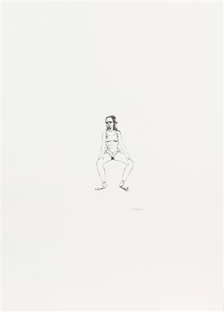 Francesco Messina, Senza titolo, incisione su carta, cm. 70x50 (lastra cm....