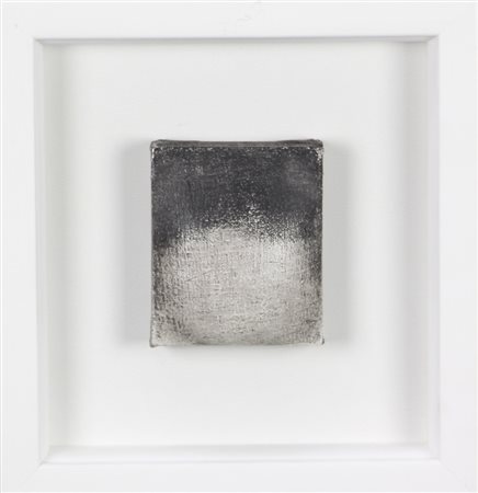 Max Marra, Senza titolo, 1998, tecnica mista su tela, cm. 7x6, firmata e...