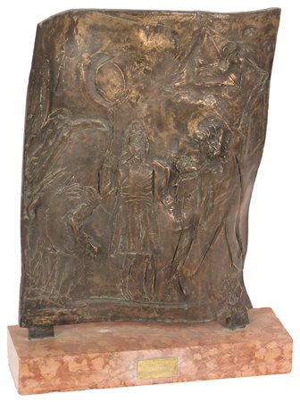 Giuseppe Faella, Figure nel Parco, scultura in bronzo, fusione a cera persa,...