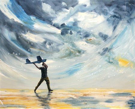 Paolo Di Rosa Milano 1973 Propensione Fattiva 2016 Acrilico su tela 100x120...