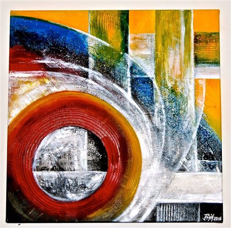 Fany Buenos Aires Argentina 1971 VOCE DELL'ANIMA 2016 acrilici, gesso, colla...