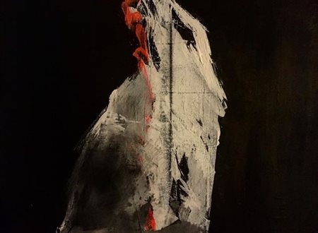 Lorenzo Fabietti Milano 1986 Lupo 2015 Spray e acrilico su tela 70x80...