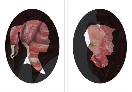 Chiara Paderi Busto Arsizio 1976 Esercizi di bruttezza (1) 2016 Tecnica mista...