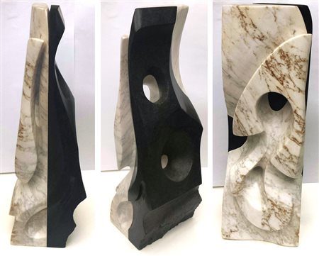 Melk Oggiono 1971 L'urlo 2015 Marmo 43x16 Certificato di autenticità