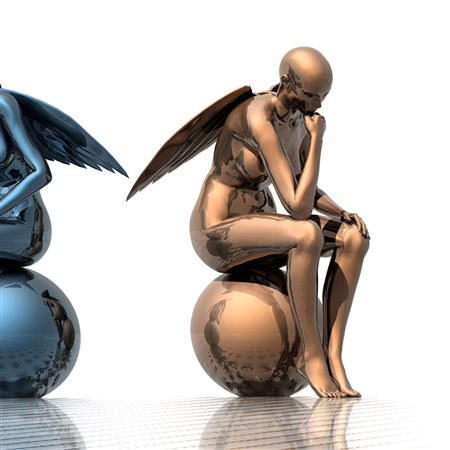 Andrea Giorgi Ancona 1974 L'attesa (rame carta da zucchero) Lim. Ed. 01/10...