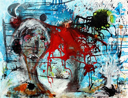 Saverio Filioli Putignano 1987 Lune, soli, volo spezzato di un gabbiano del...