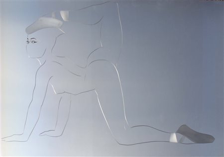 sauro manetti firenze 1972 flexibility 2 2012 insisione su lastra d'alluminio...