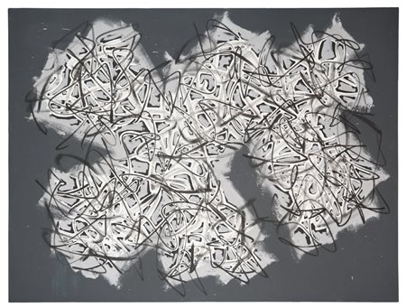 GIANNI ASDRUBALI (Tuscania 1955) Zetrico, 1999 Acrilico su tela, cm. 163 x...