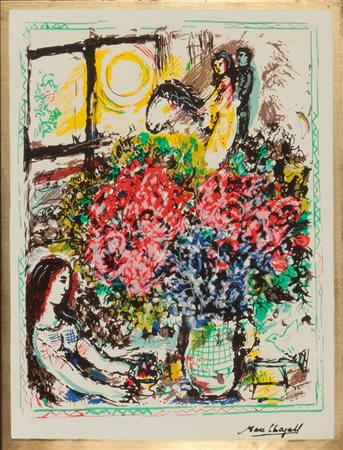 MARC CHAGALL (Vitebsk 1887 - Saint-Paul-de-Vence 1985) Senza titolo...