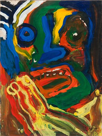 BENGT LINDSTRÖM (Storsjökapell 1925 - Njurunda 2008) Senza titolo Olio su...