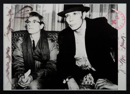 ANDY WARHOL (Pittsburgh 1928 - New York 1987) Andy Warhol e Joseph Beuys...
