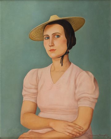 ANTONIO DONGHI (Roma 1897 - 1963) Elisa (Ritratto della Signorina Luisa),...