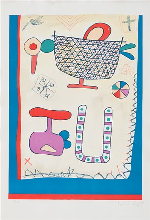 MARTIN BRADLEY (Richmond, Inghilterra 1931) Energia 3, 1983 Serigrafia a...