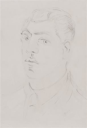 FILIPPO DE PISIS (Ferrara 1896 - Milano 1956) Ritratto di ragazzo (George?),...
