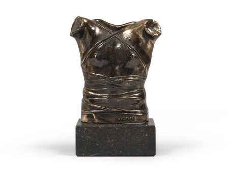 IGOR MITORAJ (Oederan 1944 - Parigi 2014) Cuirasse II, 1986 Scultura in...