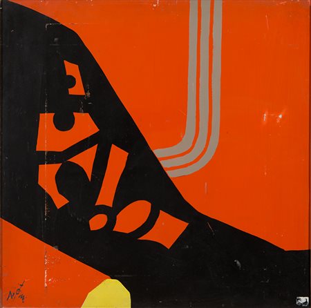 ENRICO DE TOMI (Venezia 1912 - Roma 1983) Senza titolo, 1976 Olio su tavola,...