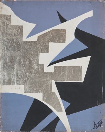 ENRICO DE TOMI (Venezia 1912 - Roma 1983) Senza titolo Tecnica mista su tela,...