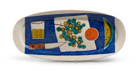 GUERRINO TRAMONTI (Faenza 1915 - 1992) Natura morta, 1957-1961 Terracotta...