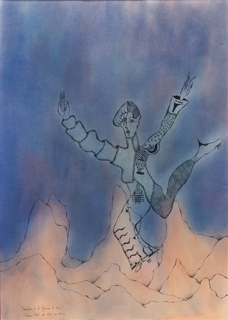 ANTONIO TORTI Qualcosa a che fare con la luce, 1972 Tecnica mista su...