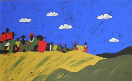 FESTA TANO ROMA 1938 ROMA 1988 SENZA TITOLO, 1985 ACRILICO SU TELA cm 100 x...