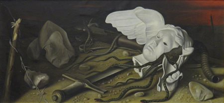 SCILTIAN GREGORIO ROSTOV SUL DON 1900 ROMA 1985 ALLEGORIA DELLA GUERRA, 1950...