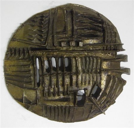 POMODORO ARNALDO MARCIAGO DI ROMAGNA 1926 SENZA TITOLO, 1960 APPLIQUE IN...